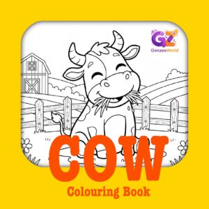cow digital colouring book pdf