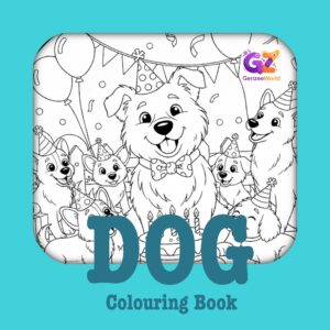 dog digital coloring book pdf download