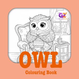 Owl Colouring Book - Printable PDF Download