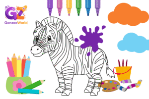 printable colouring book pages by gen zee world