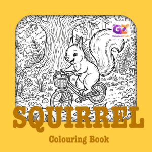 Squirrel Colouring Book - Printable PDF Download