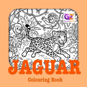 jaguar colouring book by gen zee world