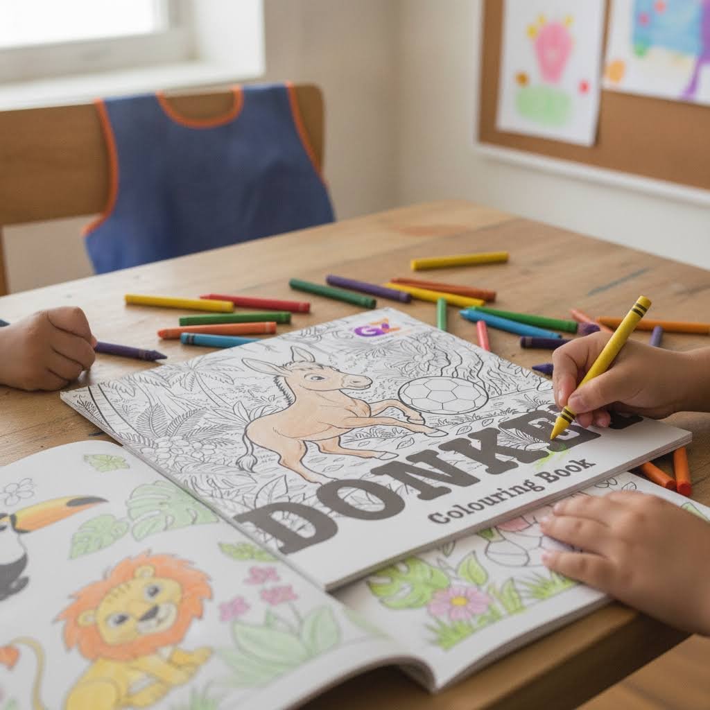 kids animal colouring e-book free printable download in United States, Australia, India, Malaysia by Gen Zee World
