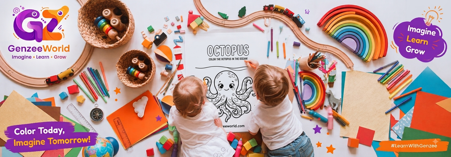 genzeeworld colouring e-books download printable for free