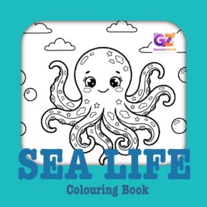 sea life colouring book printable download by gen zee world