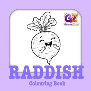 Radish Colouring Book - Digital PDF Download