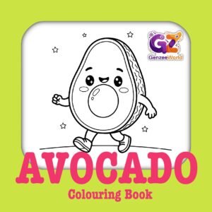 Avocado Colouring Book - Printable PDF Download