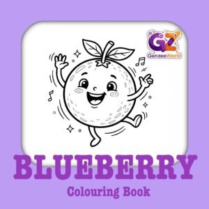Blueberry Colouring Book - Printable PDF Download