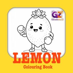 lemon vegetable colouring book for kids by gen zee world australia usa india dubai