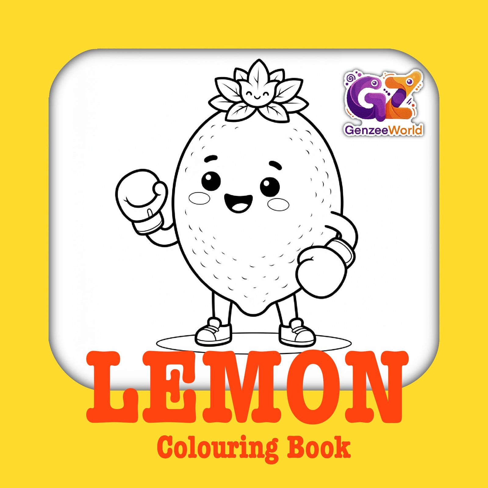 lemon vegetable colouring book for kids by gen zee world australia usa india dubai