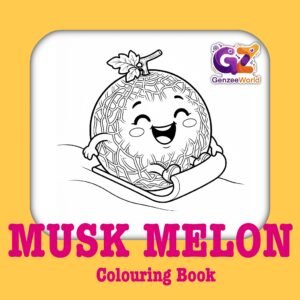 Musk Melon Colouring Book by Gen Zee World - printable downloads - United-states-australia-india