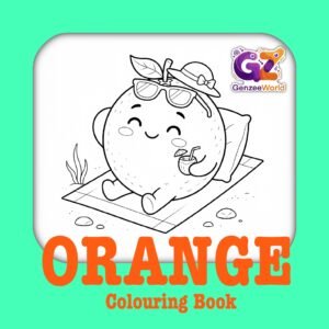 orange fruits colouring book by gen zee world - united states, australia, japan, singapore