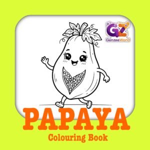 Papaya Colouring Book - Printable PDF Download
