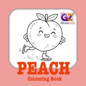 Peach Colouring Book - Printable PDF Download
