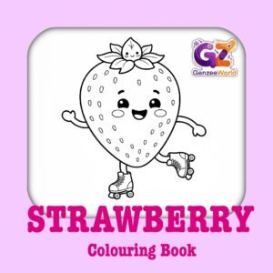Strawberry Colouring Book - Printable PDF Download
