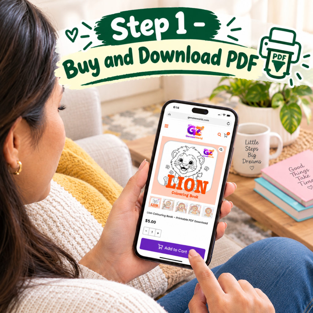 step 1 - buy and download the pdf from gen zee world website