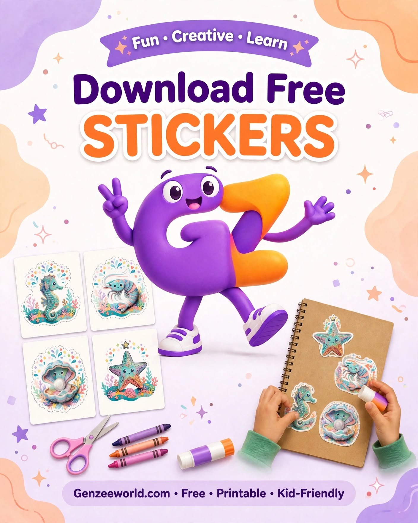 free stickers for kids